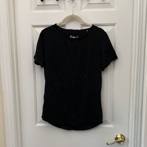 EUC Zyia Active Vented Women's Black Short Sleeve Tee